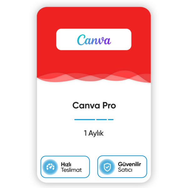 Canva Pro – 1 Aylık