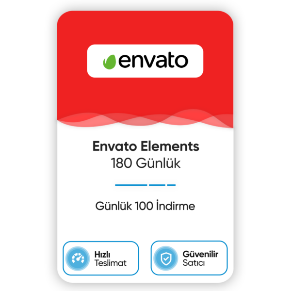 Envato Elements – 180 Günlük
