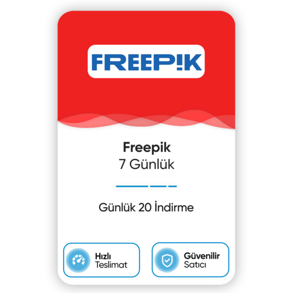 Freepik – 7 Günlük Panel Girişli