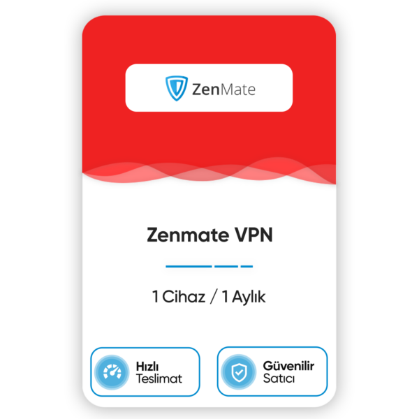 Zenmate VPN – 1 Aylık